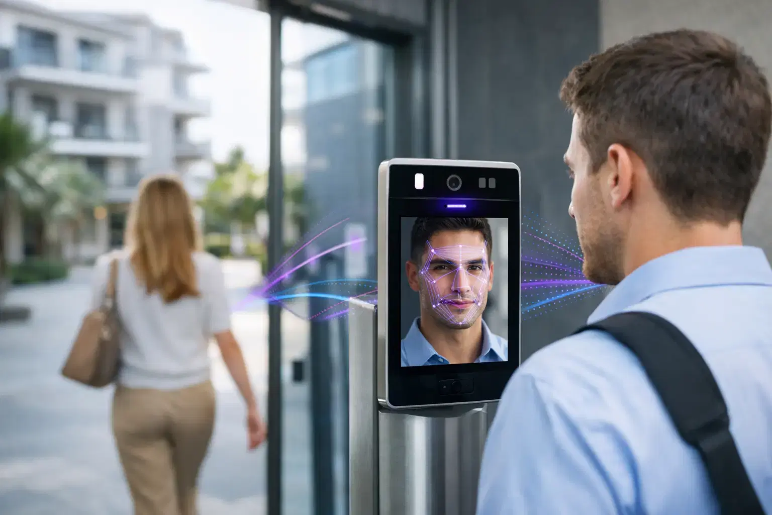 Control de acceso facial en condominios modernos