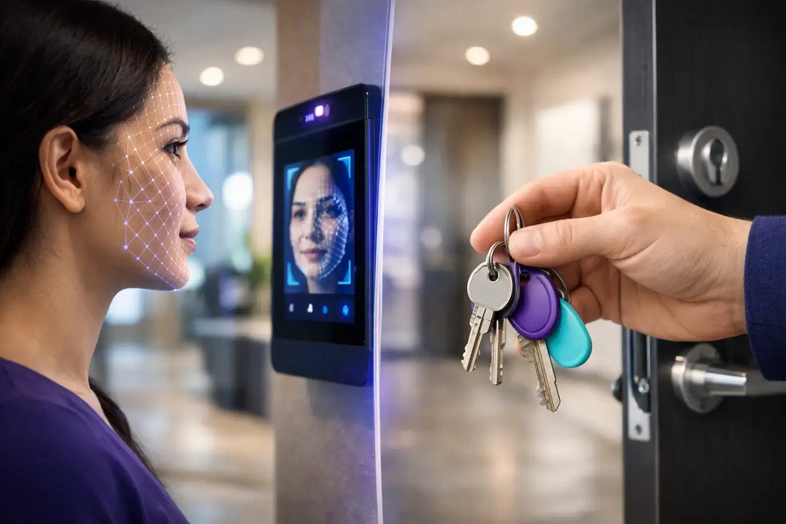 Reconocimiento facial vs llaves físicas en condominios